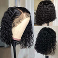 Hot Selling Kinky Curly Human Hair Bob Wig 4x4 Lace Closure Wig/ 13x4 Lace Front Wig