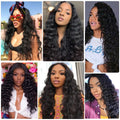 Brazilian Loose Deep Bundles 100% Human Hair Extensions 3 Bundles Deal Curly Bundles