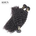 Kinky Curly Human Hair Bundle Unprocessed Virgin Human Hair 1pc Bundle Deal