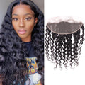 100% Unprocessed Human Hair 13x4 Loose deep Lace Frontal Natural Wave hair accessories