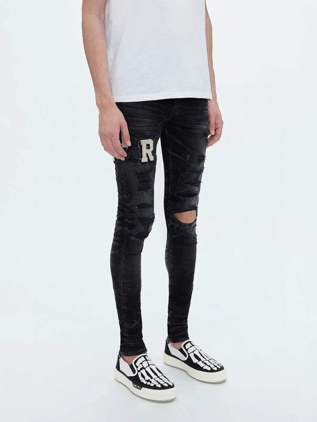 AMIRI 2023 New Fashion Ripped Jeans