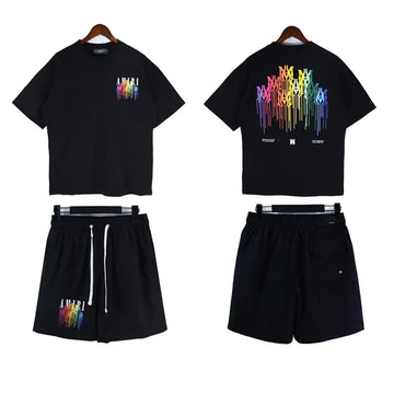 AMIRI 2023 New Fashion Casual Sports Short Sleeve Shorts