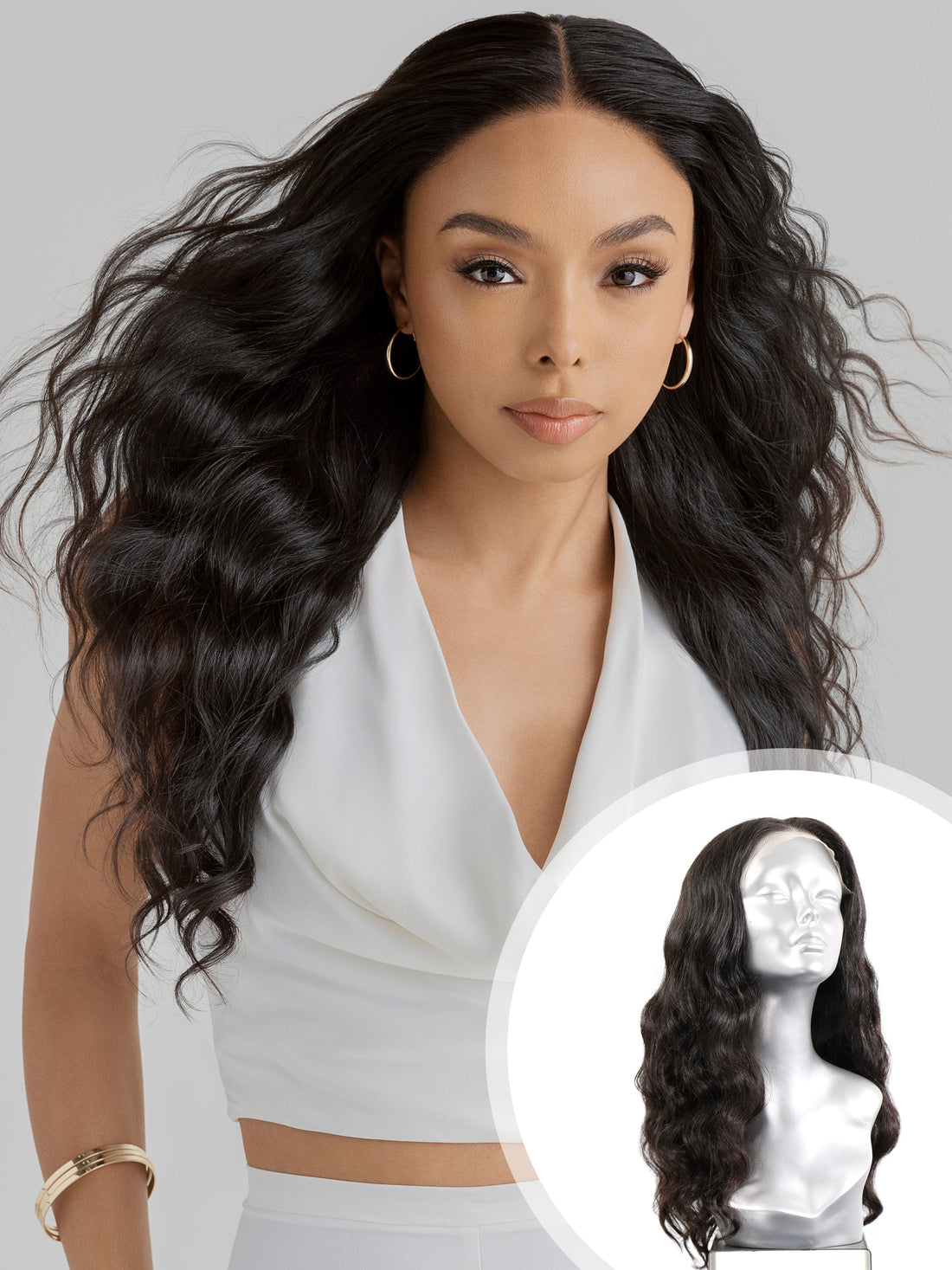 Lotus Cambodian Wavy Closure Wig