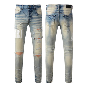 AMIRI 2024 New Fashion Ripped Jeans 8893