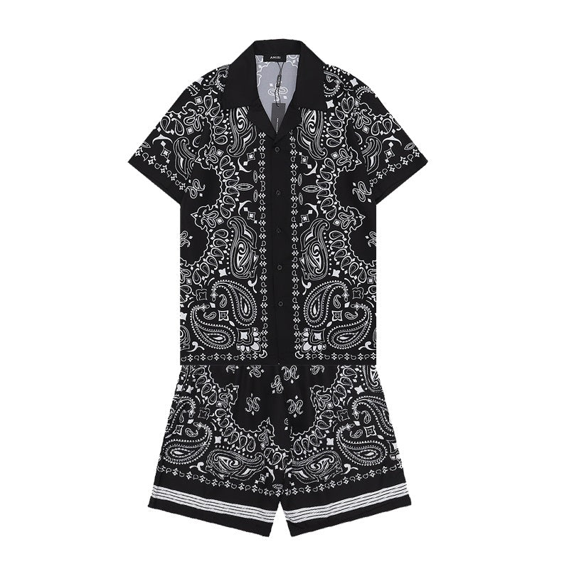 CASADEPT-AMIRI Silk Shorts Shirt Suit