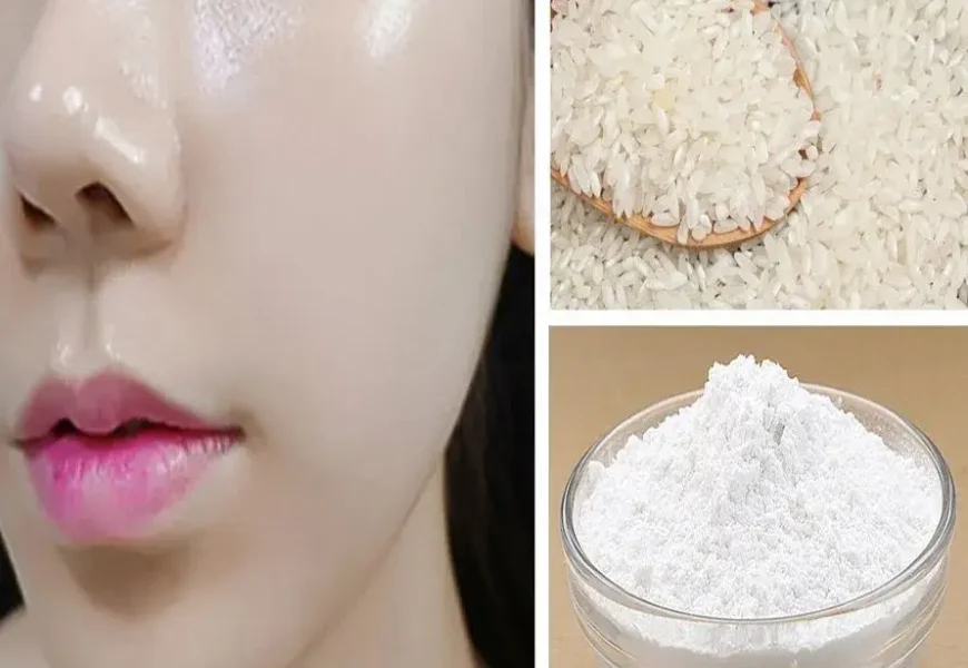 Rice Flour at Home for Face Mask